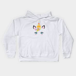 Unicorn Face Kids Hoodie